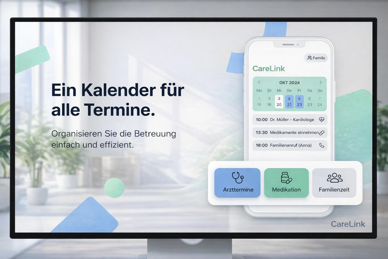 Kalenderansicht für Termine und Erinnerungen